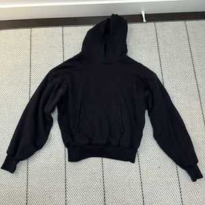 Yeezy Gap black hoodie sweatshirt